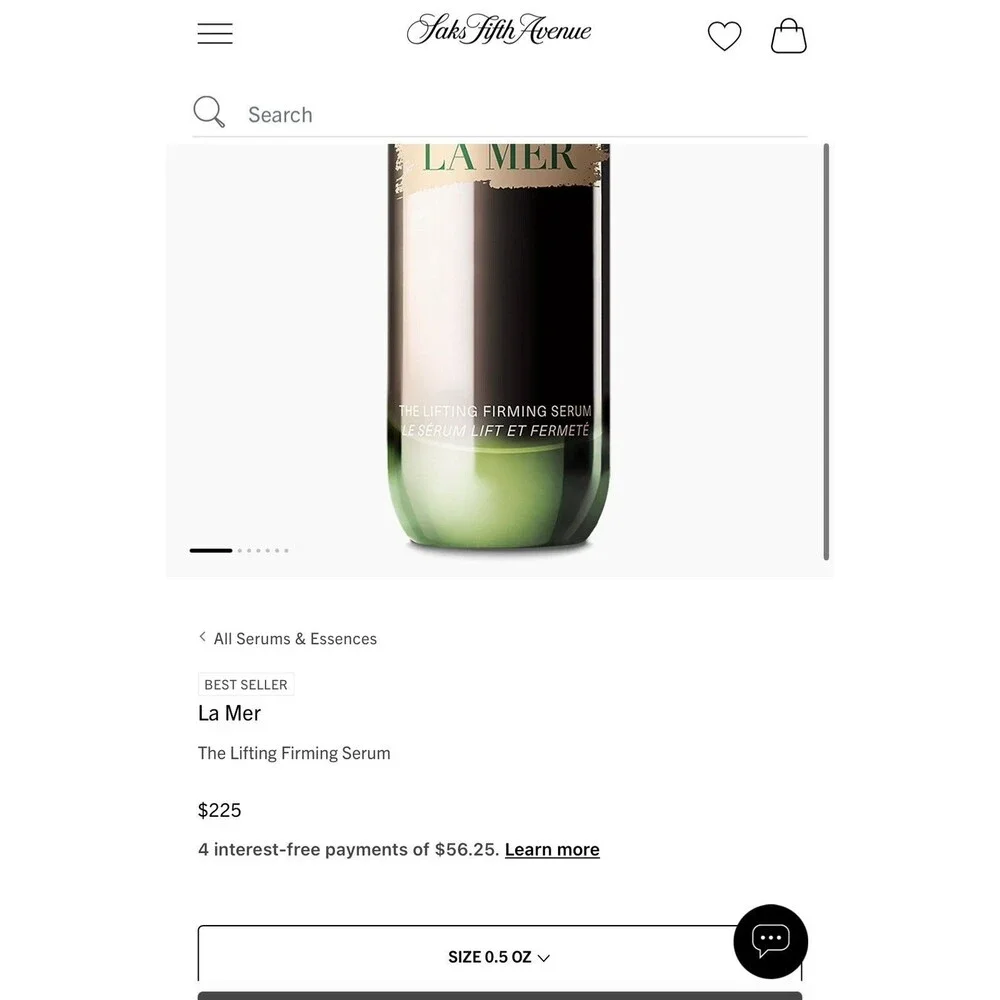 La Mer the New Lifting Firming Serum 0.5 oz / 15ml Manufactured 07/2024 Sealed